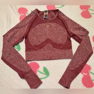 Gym shark Long Sleeve Crop Top